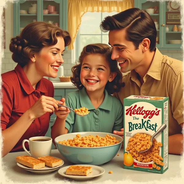 تبلیغ برند معروف Kellogg’s برای صبحانه