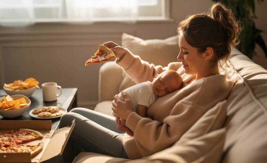 10 نکته طلایی برای کنترل هوس غذایی بعد از زایمان